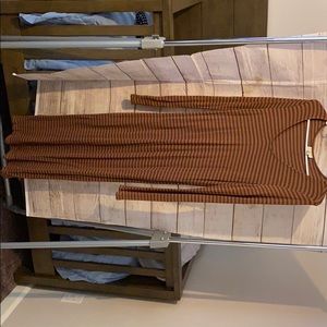 Maternity Bodycon stripe dress